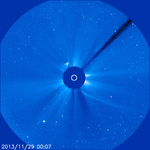 CREDIT: NASA's SOHO/LASCO - image of ISON